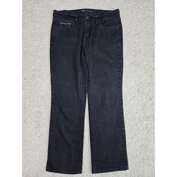 Levi's 505 Straight Leg Jeans 10S Women's Black 30x30 - Picture 1 of 16